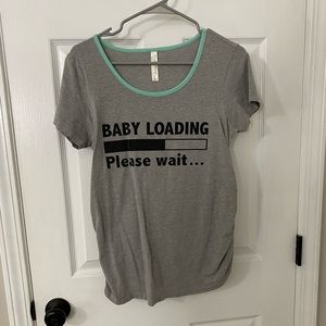 Maternity shirt- size large